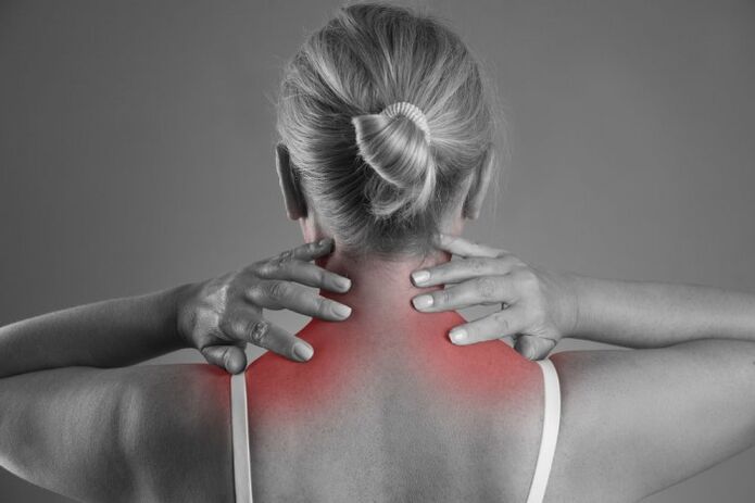 Intenzívna bolesť pri osteochondróze krčnej chrbtice